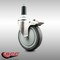 Service Caster 5 Inch 316SS Thermoplastic Rubber Swivel 1-1/4 Inch Stem Caster Lock Brake SCC SCC-SS316TTLEX20S514-TPRB-114 - alternate 3